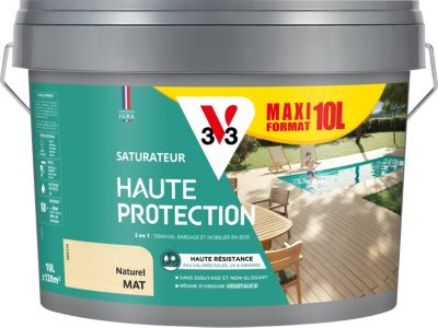 Saturateur extérieur Haute protection V33 effet bois naturel mat V33