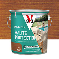 Saturateur extérieur Haute Protection V33 teck mat 2,5L