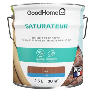 Saturateur extérieur terrasse mat GoodHome 2.5L