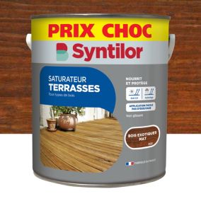 Saturateur extérieur terrasses Syntilor bois exotiques mat 5L