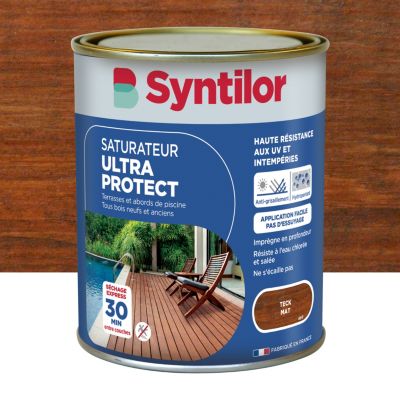 Saturateur extérieur Ultra Protect teck mat Syntilor 0,75L