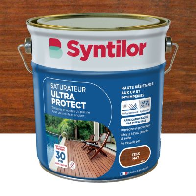 Saturateur extérieur Ultra Protect teck mat Syntilor 2,5L