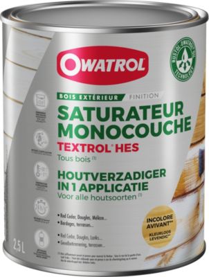 Saturateur monocouche Owatrol TEXTROL HES Incolore (ow20) 2.5 litres