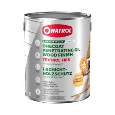 Saturateur monocouche Owatrol TEXTROL HES Incolore (ow20) 5 litres