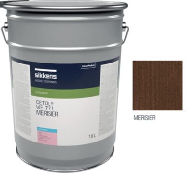 Saturateur pour bois extérieur SIKKENS CETOL WF 771 - Protection et finition - Mat - 10 L - Coloris Merisier
