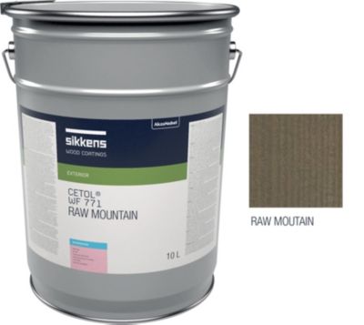 Saturateur pour bois extérieur SIKKENS CETOL WF 771 - Protection et finition - Mat - 10 L - Coloris Row mountain