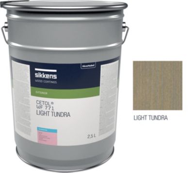 Saturateur pour bois extérieur SIKKENS CETOL WF 771 - Protection et finition - Mat - 2,5 L - Coloris Light Tundra