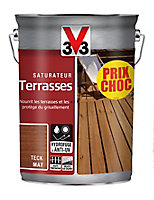 Saturateur terrasse coloris teck chocolat V33 5L