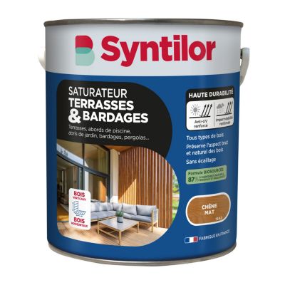 Saturateur terrasses & bardages Syntilor chêne mat 5L