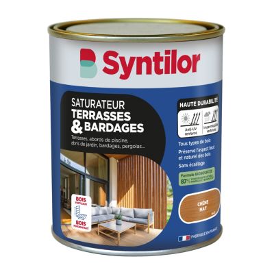 Saturateur terrasses & bardages Syntilor chêne mat 750ml