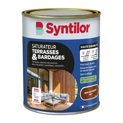 Saturateur terrasses & bardages Syntilor mat bois exotiques 750ml
