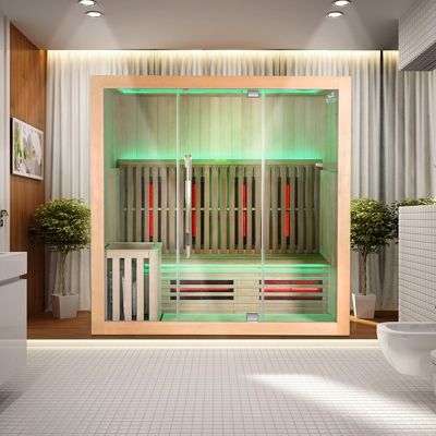 Sauna Combi Boreal Elégance 4 - 200x125 Infrarouge + Vapeur