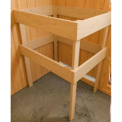 Sauna extérieur compact 2 places épicéa nordique 38mm Karibu Hytti