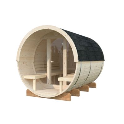 Sauna extérieur vitré Anita 6 places Palmako 2,3m²