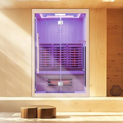Sauna Infrarouge Boreal Signature 130 à Spectre Complet - 130x110x205