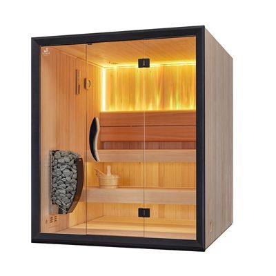 Sauna traditionnel Boreal CELEST 180 - 4 places - 180x180x210 cm