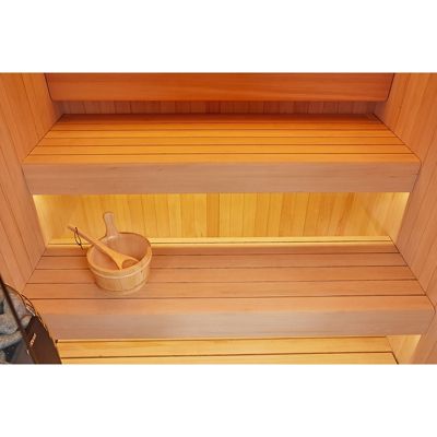 Sauna traditionnel Boreal CELEST 180 - 4 places - 180x180x210 cm