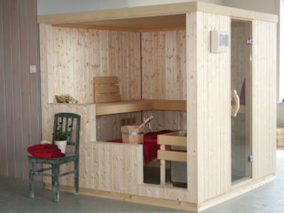 Sauna Portable à structure en acier à Joint Simple, Sauna à vapeur