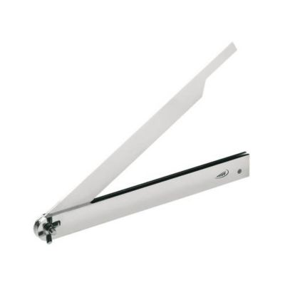 Sauterelle 500 mm Helios Preisser 0396436, acier, section 25 x 5 mm, charnière à vis