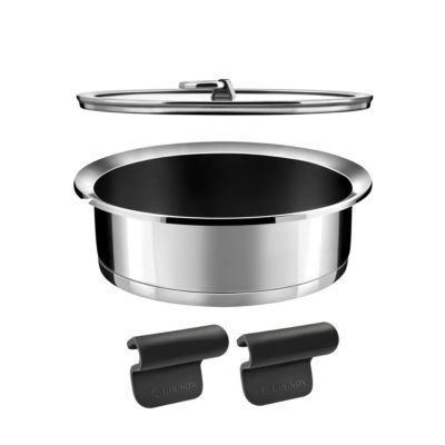 Sauteuse 24cm revêtement céramique avec couvercle Inox - Ycône par Cuisinox