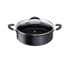 Sauteuse anti-adhésive + couvercle 26cm noir Lagostina 012165031826