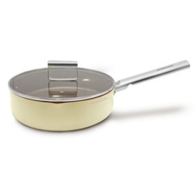 Sauteuse en aluminium forgé 28 cm Crème Arthur Martin AM3542