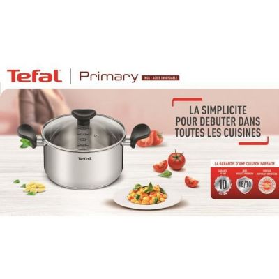 Sauteuse inox 24cm + couvercle Tefal E3093204