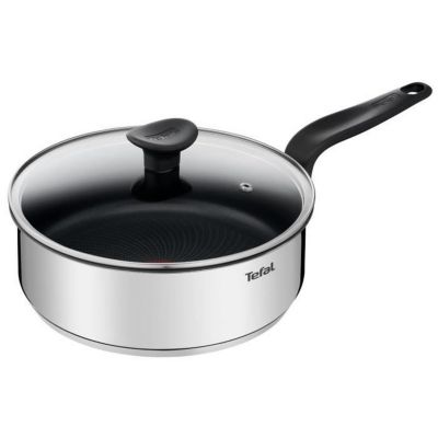 Sauteuse inox 24cm + couvercle Tefal E3093204