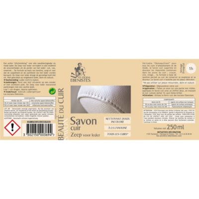 Savon cuir 250ml    - Les anciens ébénistes