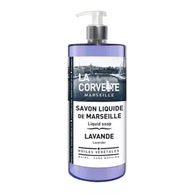 Savon de Marseille liquide La Corvette Savonnerie du midi lavande 1L