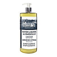 Savon de Marseille liquide La Corvette Savonnerie du midi verveine citron 1L