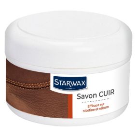 Savon doux naturel régénérant cuir Starwax 150ml