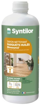 Savon nettoyant parquets huilés Biosourcé Syntilor 1L