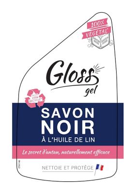 Savon noir à l'huile de lin 750 ml Gloss