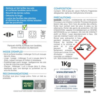 Savon noir mou Starwax 1kg