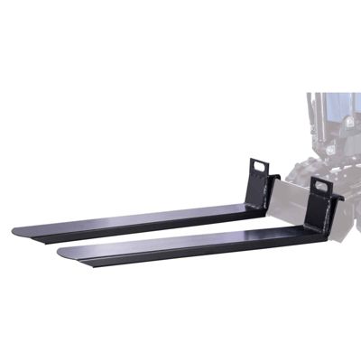 Scheppach Fourche à palettes compatible mini pelle EXC815 et SY-MB815 - max120 kg - largeur max des deux dents de fourches 700mm