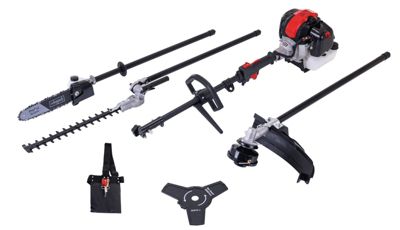 Scheppach Outil multifonction thermique 4 en 1 PMT520 - 52 cm3 - moteur 2 temps - fonction EasyStart - réservoir 1,2L