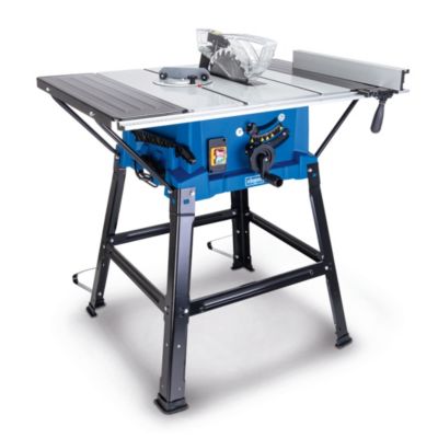 Scheppach Scie circulaire sur table HS110 - 230V - 2000W - Hauteur de coupe 87 mm - Lame 254 mm - Laser