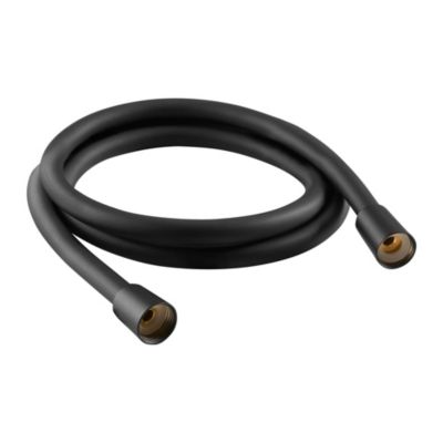 Schulte flexible de douche - L: 175 cm - anti-torsion - noir mat - pour douchette - Tesko