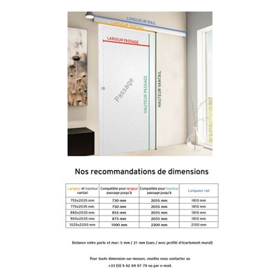 CGUOZI Moustiquaire Sur Mesure AimantéE 155 X 265 Cm