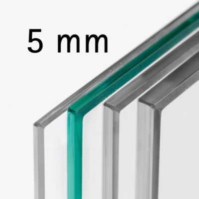 Schulte porte pivotante - 90x192 - réversible - anticalcaire - transparent - profilé blanc