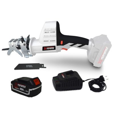 Scie a Ebrancher Portative 20V - Coupe BOIS et METAL -2700 T-min - Xperformer XPCBR20LI - Batterie 4Ah et chargeur