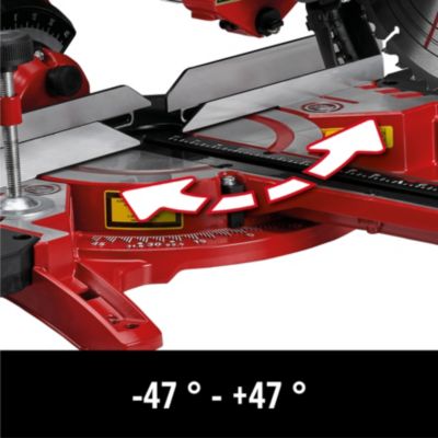 Scie à onglet radiale Einhell TC-SM 2131/1 DUAL 1500W ø210 mm