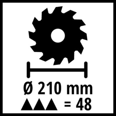 Scie à onglet radiale Einhell TC-SM 2131/1 DUAL 1500W ø210 mm