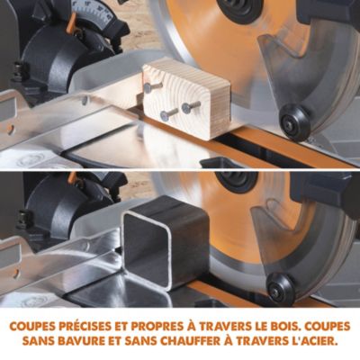 Scie à onglet sans fil Evolution R185SMS-LI 18V 185 mm (sans batterie)