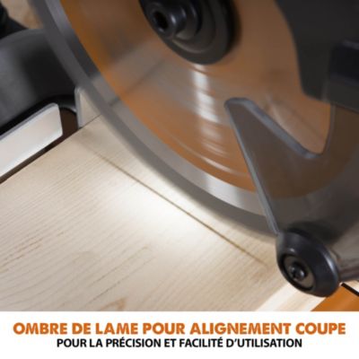 Scie à onglet sans fil Evolution R185SMS-LI 18V 185 mm (sans batterie)