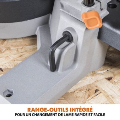 Scie à onglet sans fil Evolution R185SMS-LI 18V 185 mm (sans batterie)