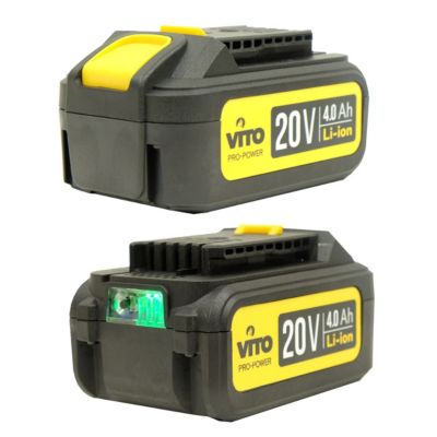 Scie circulaire 20V + Batterie 4.0 Ah + Chargeur Rapide VITO