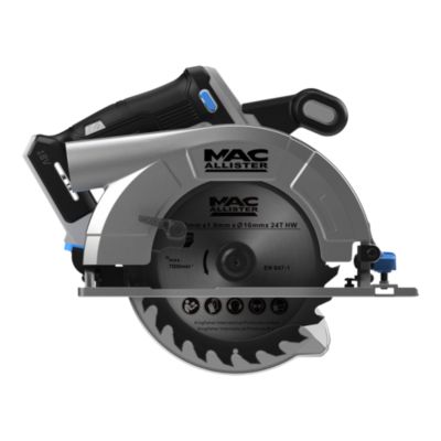 Scie circulaire sans fil, 165mm 18V, Mac Allister Solo MCI1408CSW