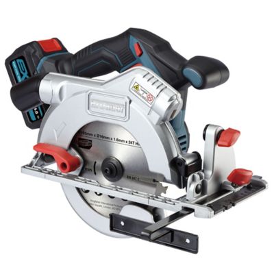 Scie circulaire sans fil brushless Erbauer ECS18-Li 18V - 4Ah 61 mm